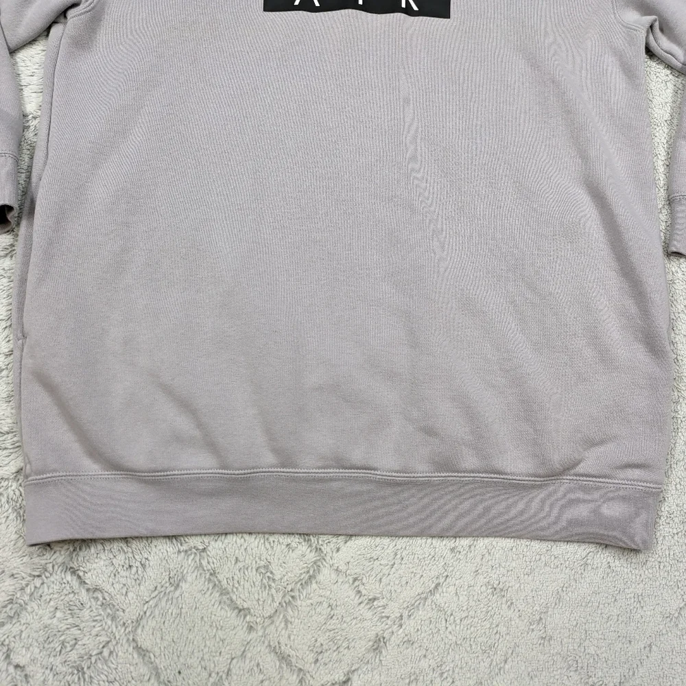 Nike Air Hoodie Dress Women's Small Gray Oversized Fit Side Pockets